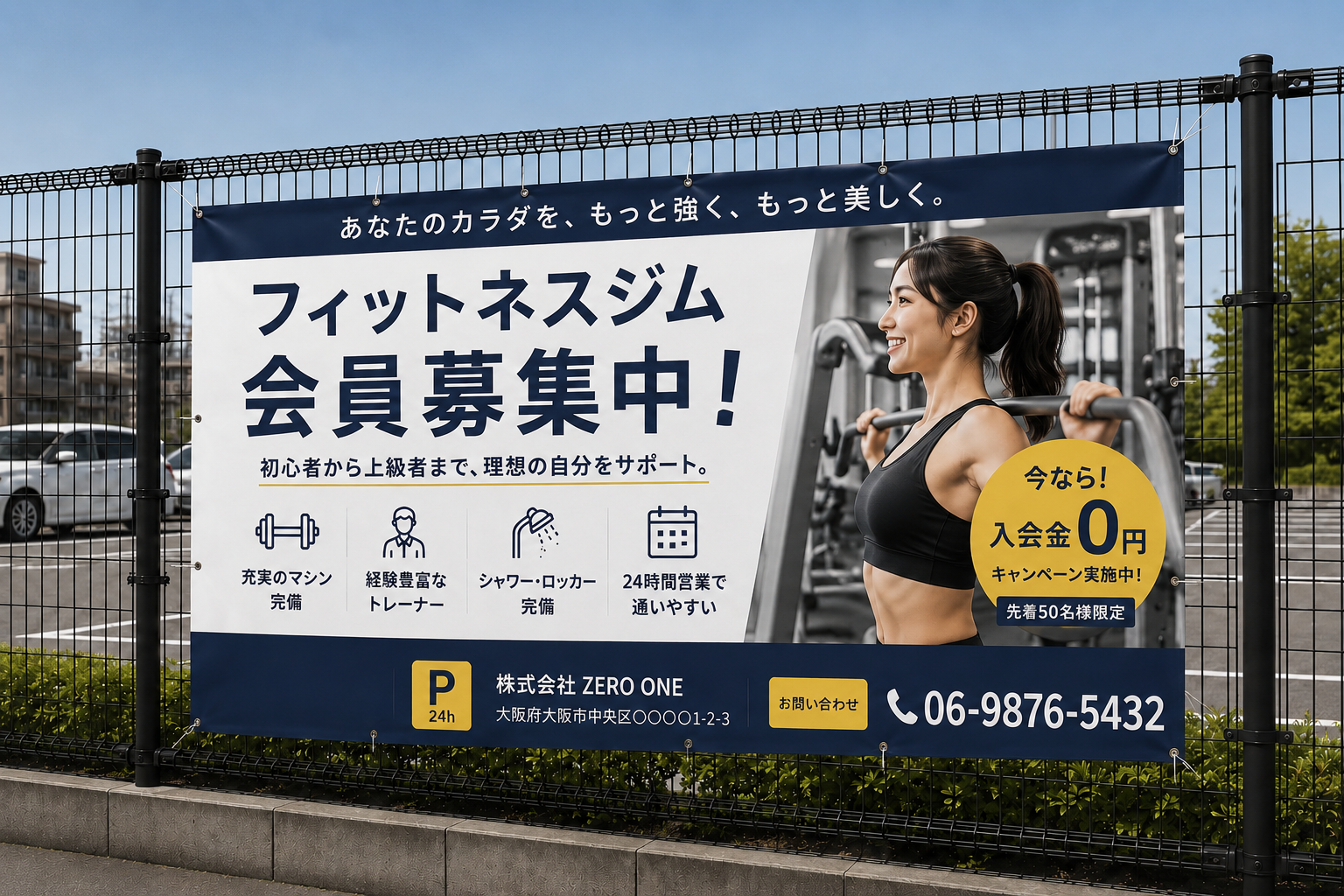 フェンス広告