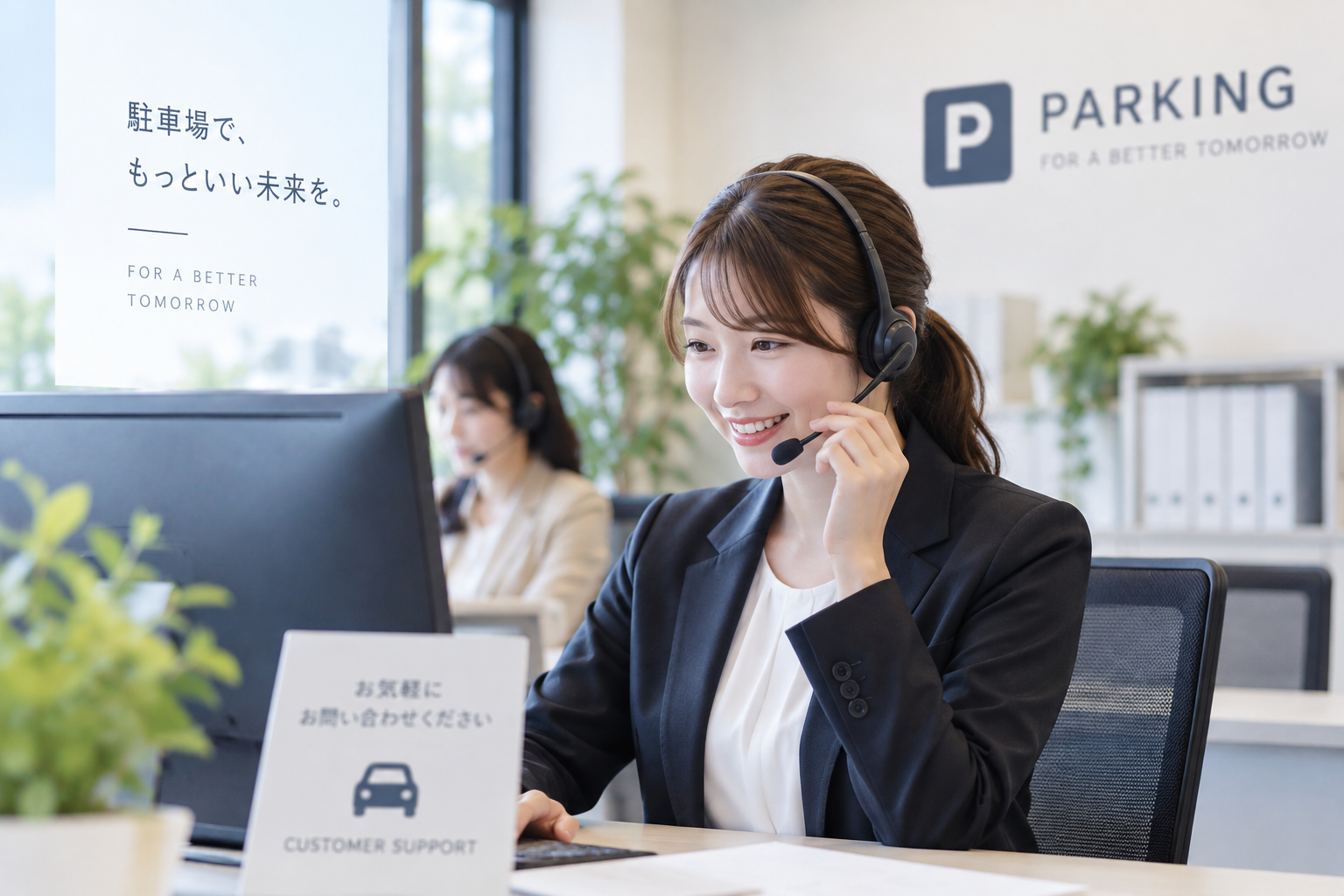 駐車場のカスタマーサポート
